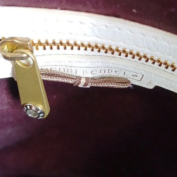 Henri Bendel 712 Zip Tote Laptop Bag  Burgundy - Picture 13 of 17